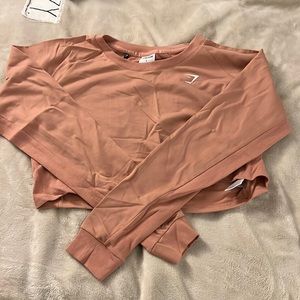 Gymshark cropped crew neck sweatshirt size medium